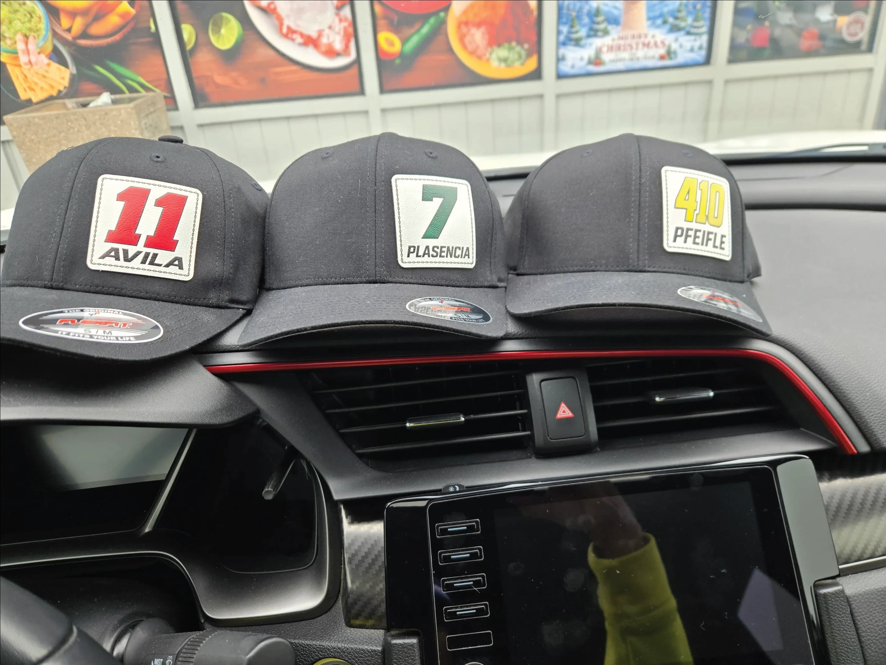 UV printed leather patch cap created by Inca Threads for a Sacramento general contractors association.