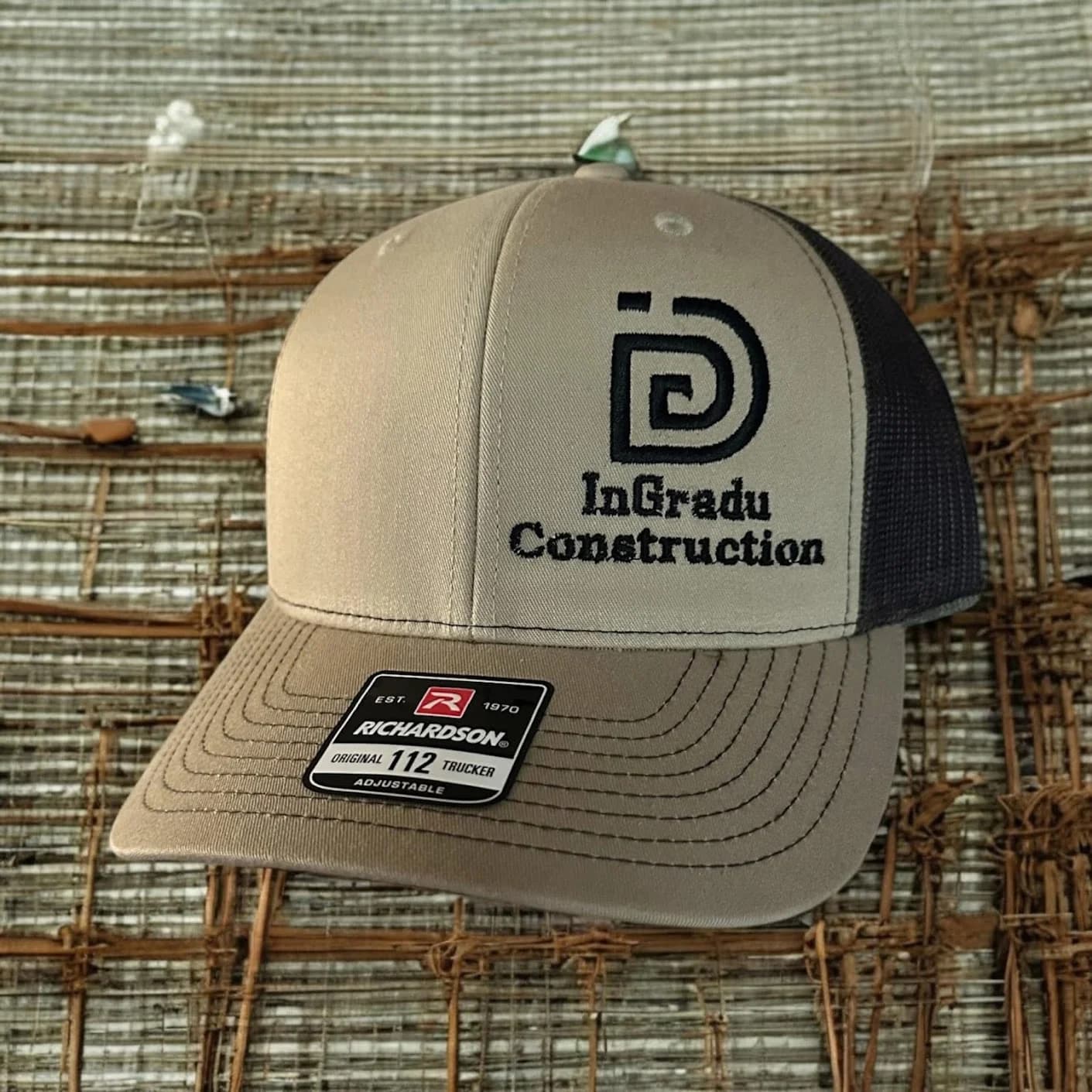 Custom patch cap created by Inca Threads for a Sacramento-area auto garage customer.